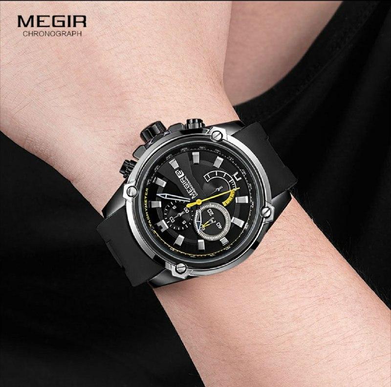 Megir - Montre Originales Pour Les Hommes - Style Sportif - DiaCrea