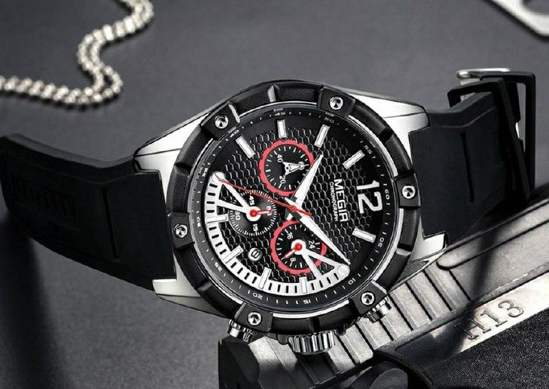 Megir - Montre Sportive Originale Pour les Hommes - Sport & Fushion - DiaCrea