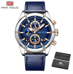 Mini Focus - Montre élégante Originales Pour les hommes - Bracelet en Cuir - DiaCrea