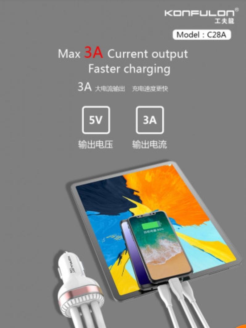 Kit De Voiture chargeur rapide 3.0 - Original