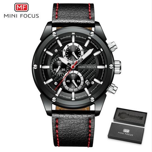 Mini Focus - Montre élégante Originales Pour les hommes - Bracelet en Cuir - DiaCrea