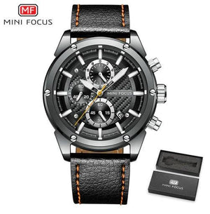 Mini Focus - Montre élégante Originales Pour les hommes - Bracelet en Cuir - DiaCrea