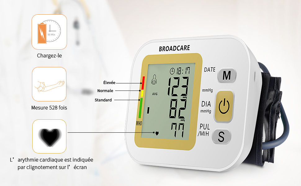 Appareil De Tension Artérielle Rechargeable
